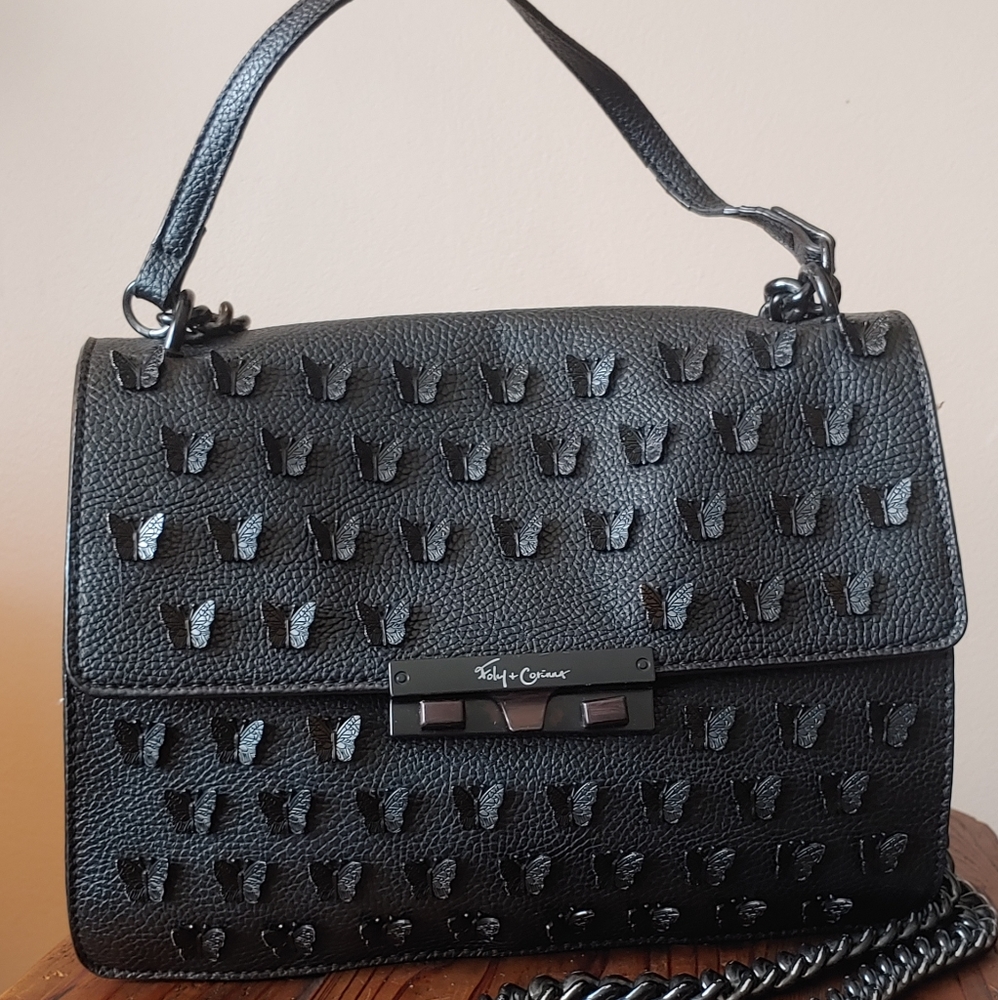 Vegan Leather Foley + Corinna Butterflies Handbag